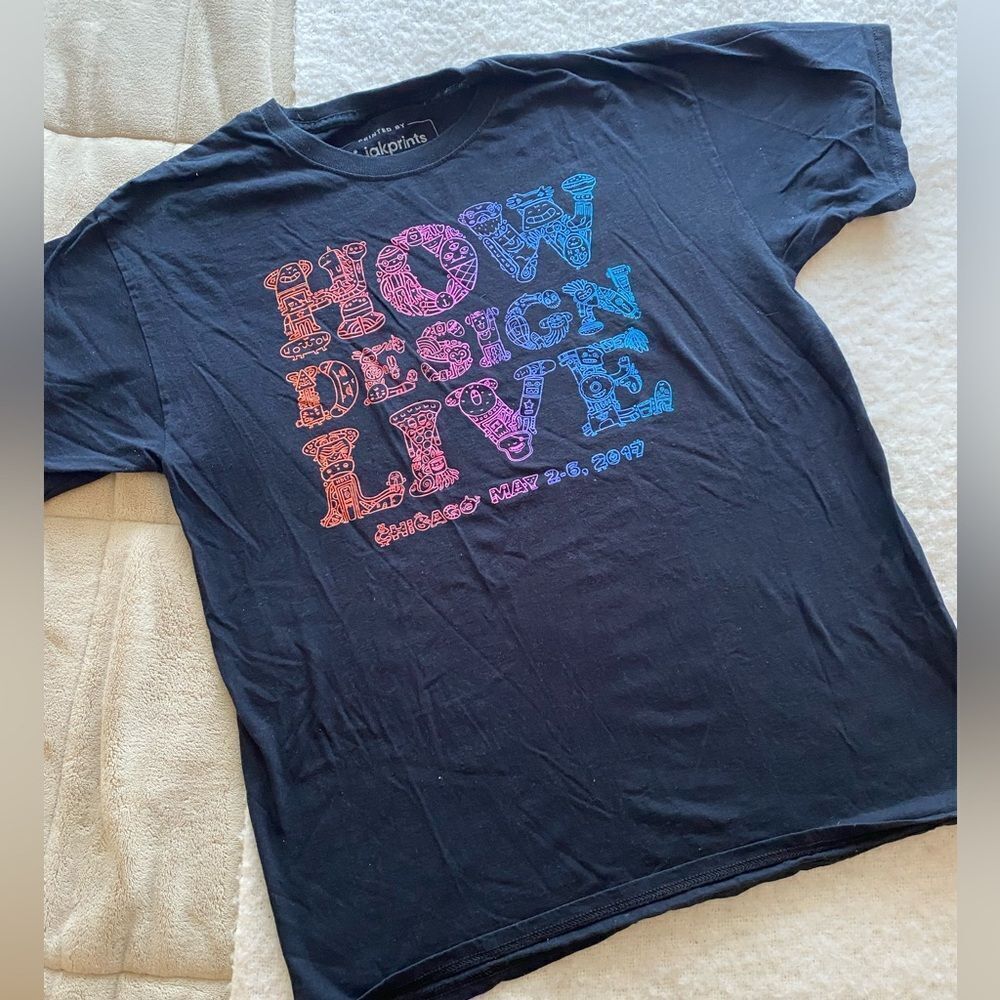 Design Graphic Tee Chicago 2017 Size Large